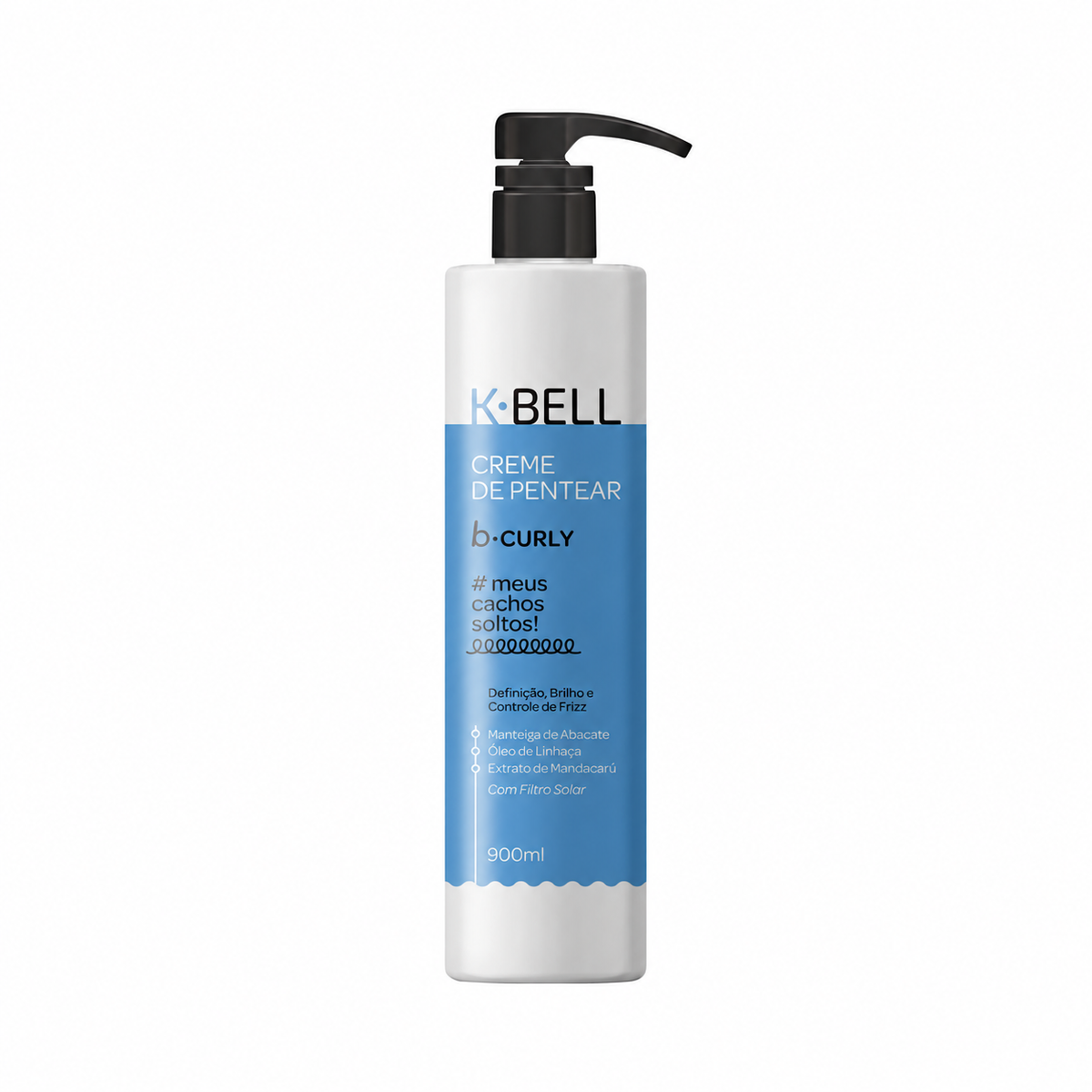 B-CURLY: Creme de Pentear para Cachos tipo 3 - 900ml