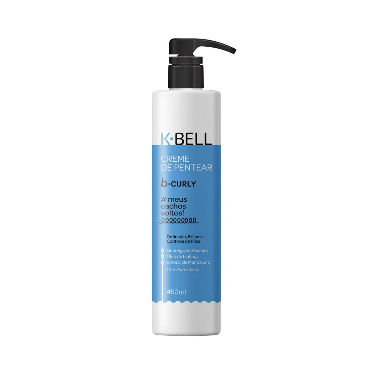 B-CURLY: Creme de Pentear para Cachos tipo 3 - 450ml